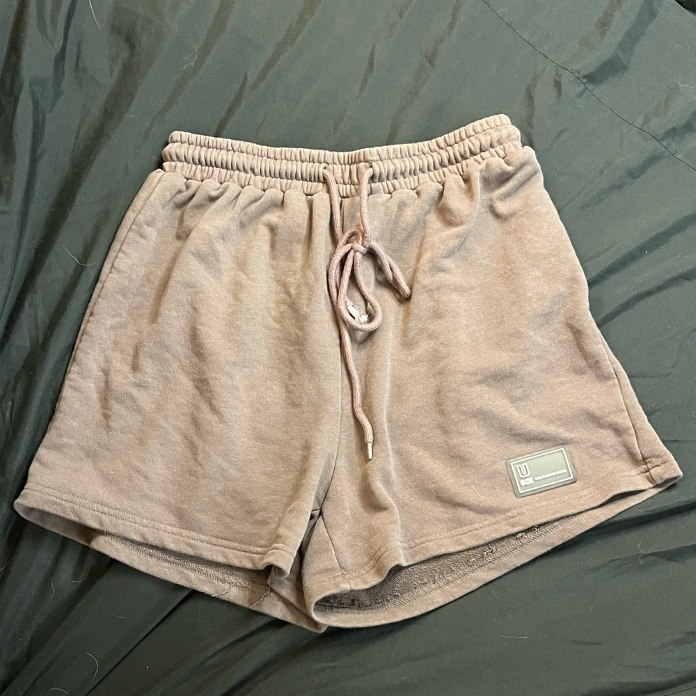 Women's Athletic Shorts in Tan